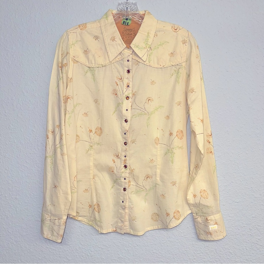 Women’s Twenty X long sleeve snap front western shirt sz M